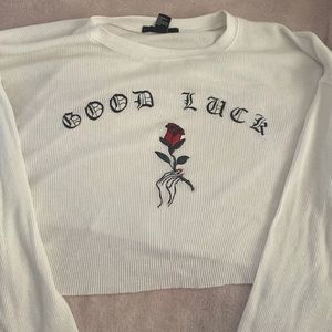 Forever 21 cropped sweater